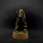 Cloche entomologique en verre avec lucane cerf-volant Lucanus cervus sur diorama de mousses et bois